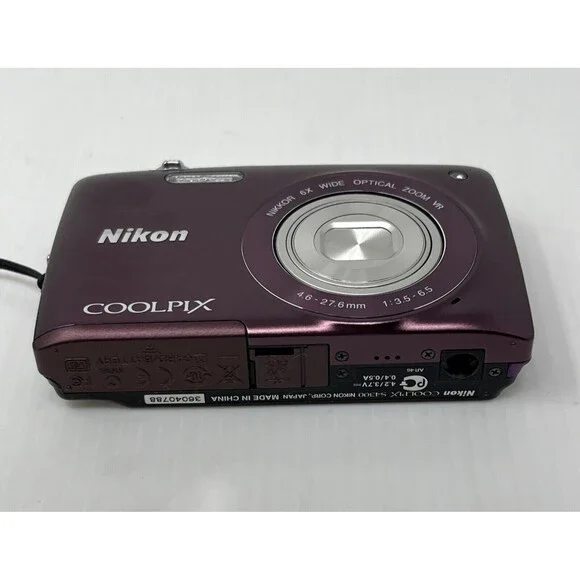 Nikon COOLPIX S4300 Plum Digital Camera Touch Screen‎ + Battery & Charger TESTED - Picture 7 of 15